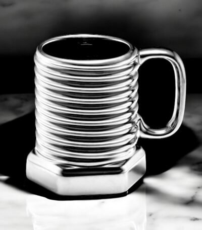 3d Screw Shape Ceramic Cool Mug