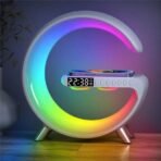 G63 Rgb Light Bluetooth Speaker With 10w Wireless Charging 4 In 1 Led Atmosphere