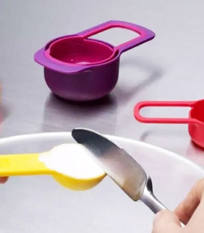 Multi Color Measuring Cup And Spoon Set